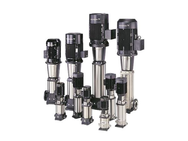 Многоступенчатые насосы ин-лайн Grundfos CR, CRE, CRI, CRIE, CRN, CRNE, CRT, CRTE