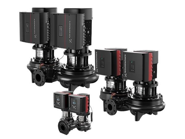 Одноступенчатые насосы ин-лайн Grundfos TPED Series 2000, TPE3 D